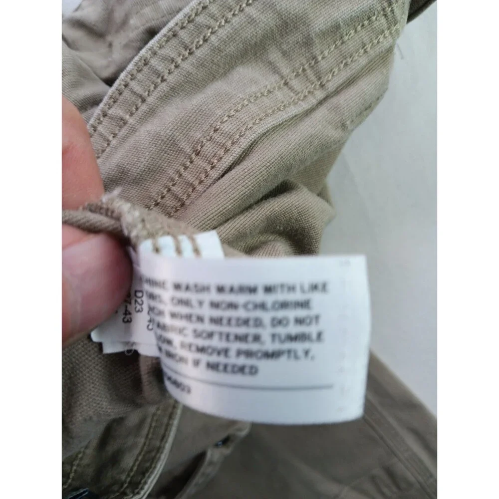 Duluth Trading Co Flex Fire Hose Pants Men's 30x30 Khaki Stretch Relaxed Fit